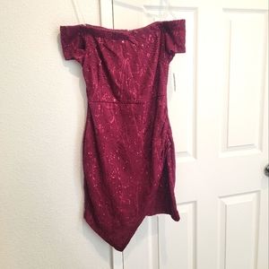 Beautiful Maroon sparkle dress